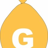 Balónek písmeno G zlaté 